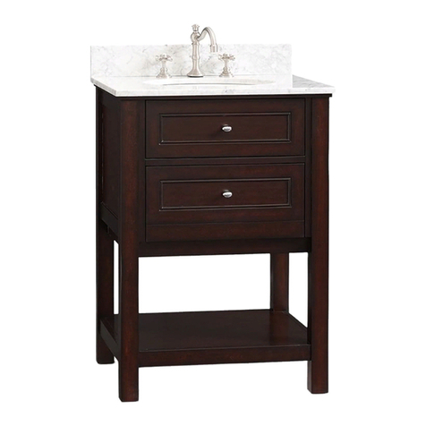 PotteryBarn CLASSIC MINI SINK CONSOLE User manual PotteryBarn CLASSIC MINI SINK CONSOLE User manual