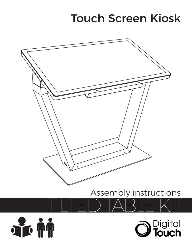 Digital Touch Systems TILTED TABLE KIT User manual