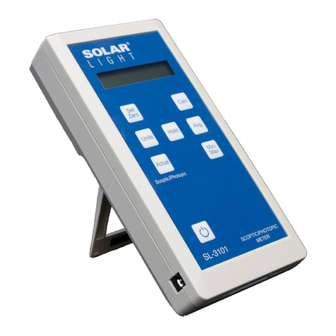 Solar Light SL-3101 SP-METER quick start guide