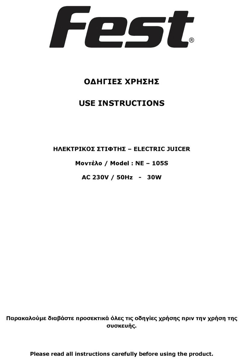 FEST NE-105S use instructions