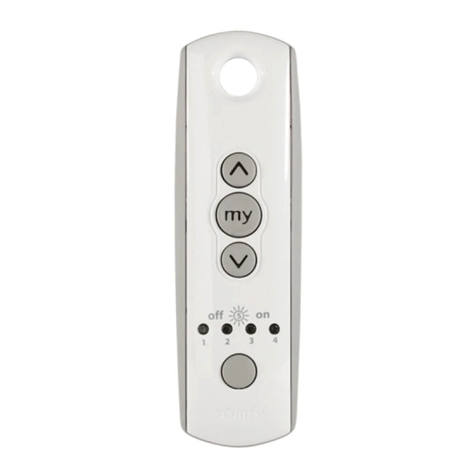 SOMFY Telis Soliris 4 RTS Patio User manual