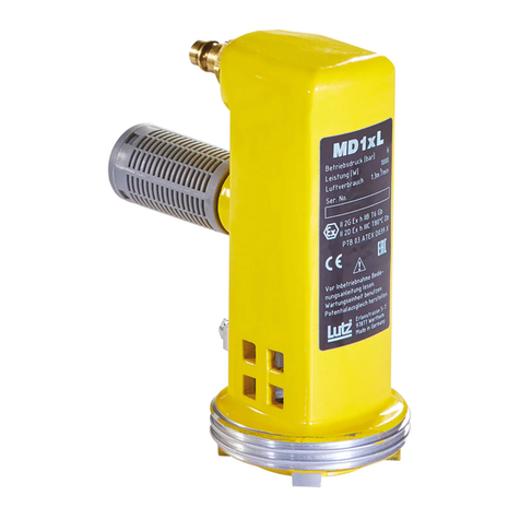 Lutz MDxL Series operating instructions