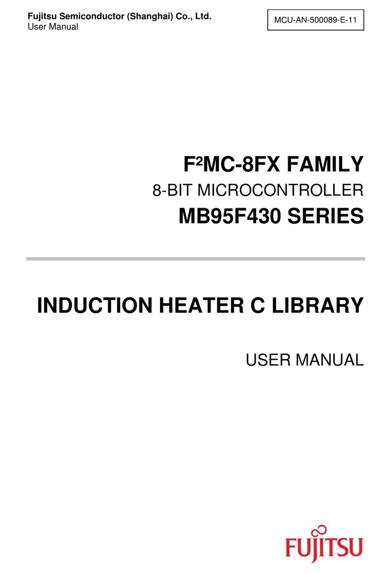 Fujitsu F2MC-8FX Series User manual