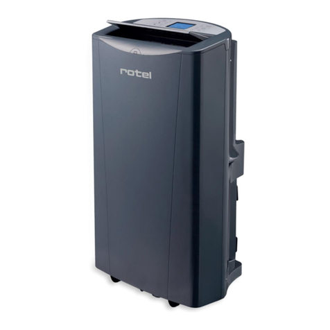 Rotel MOBILEAIRCONDITIONER790CH Instructions for use
