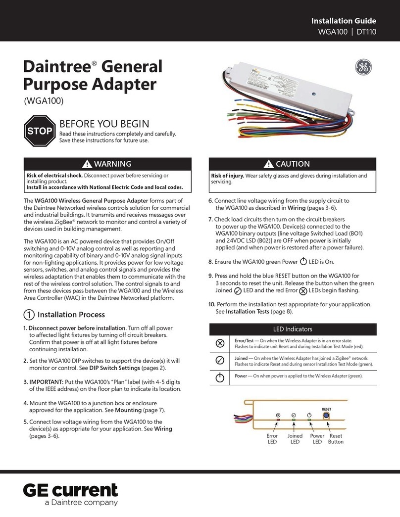 Daintree GE current WGA100 installation guide