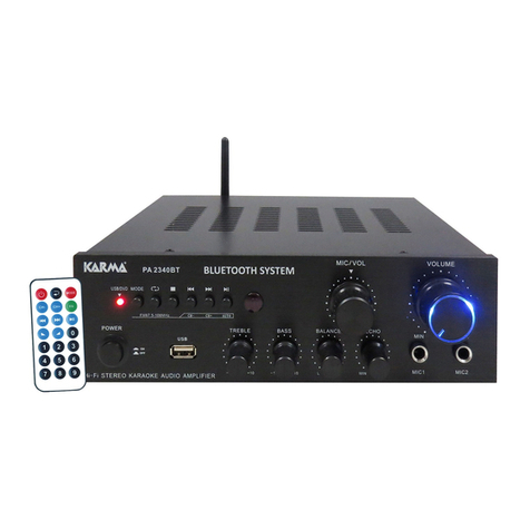 Karma PA 2340BT User manual