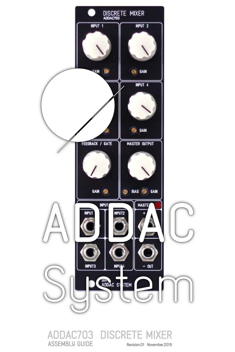 ADDAC System ADDAC703 Assembly guide