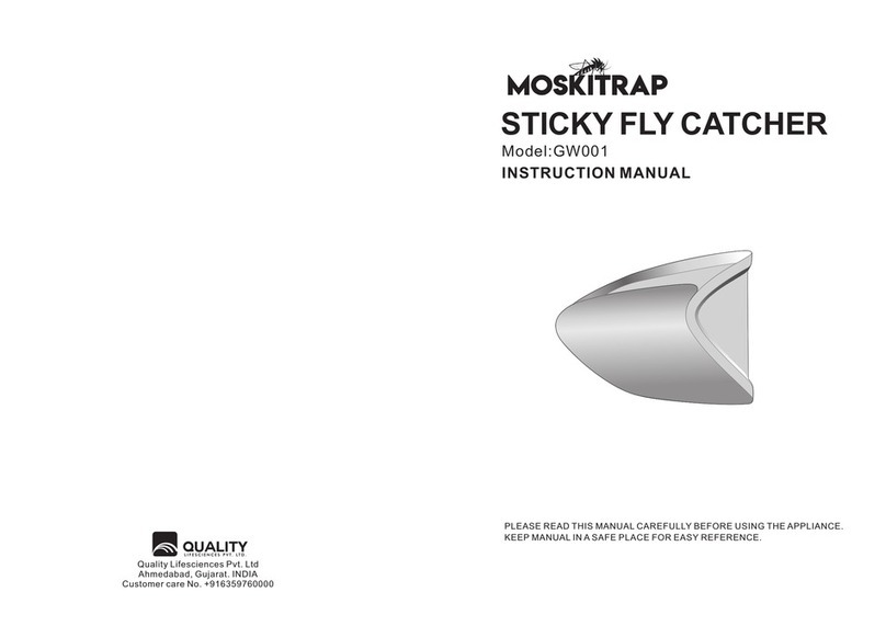 Quality MOSKITRAP GW001 instruction manual