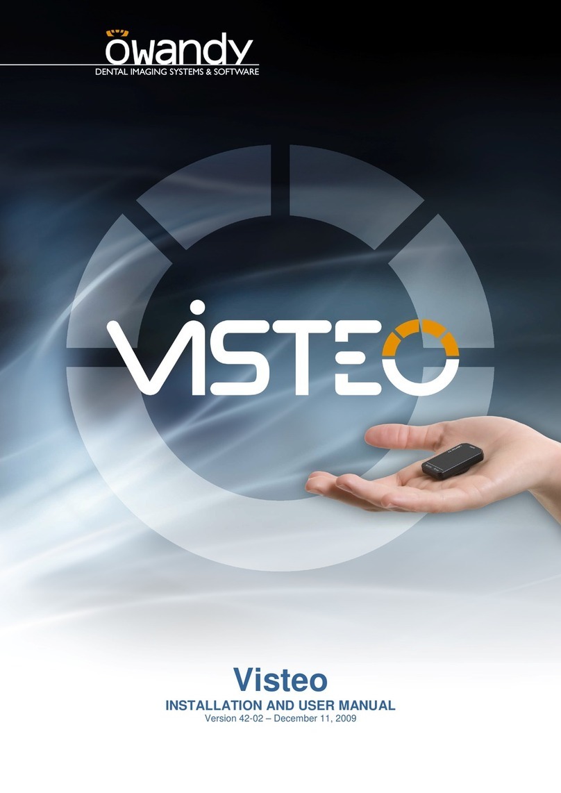 Owandy Visteo Installation and user manual