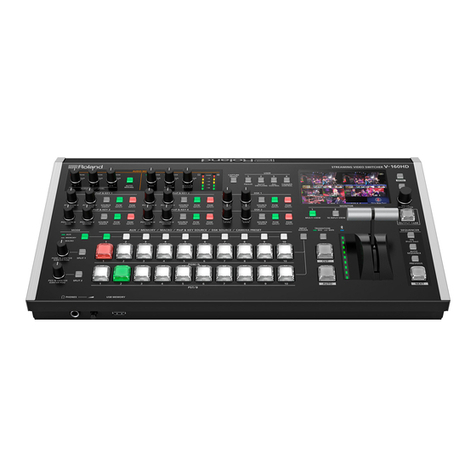 Roland V-160HD RCS Instruction Manual