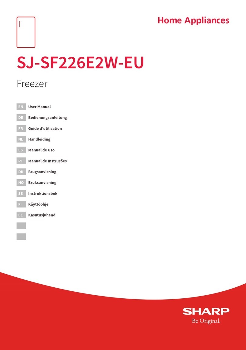 Sharp SJ-SF226E2W-EU User manual