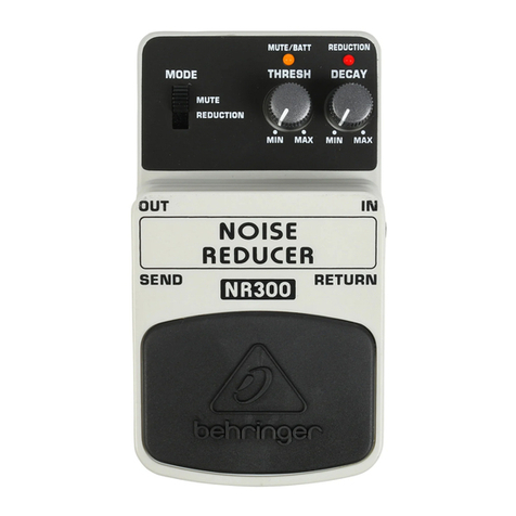 Behringer Noise Reducer NR300 manual