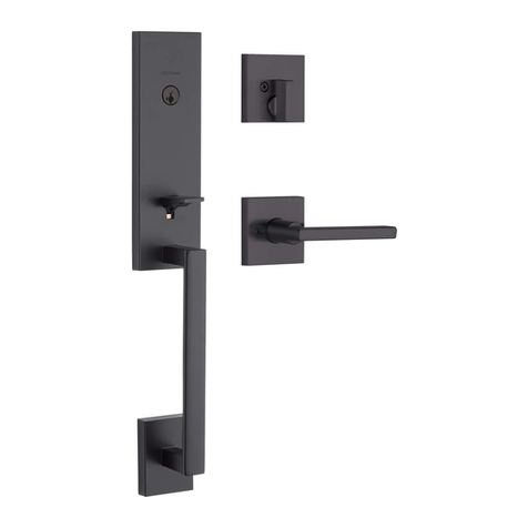 Kwikset Vancouver Handleset User manual