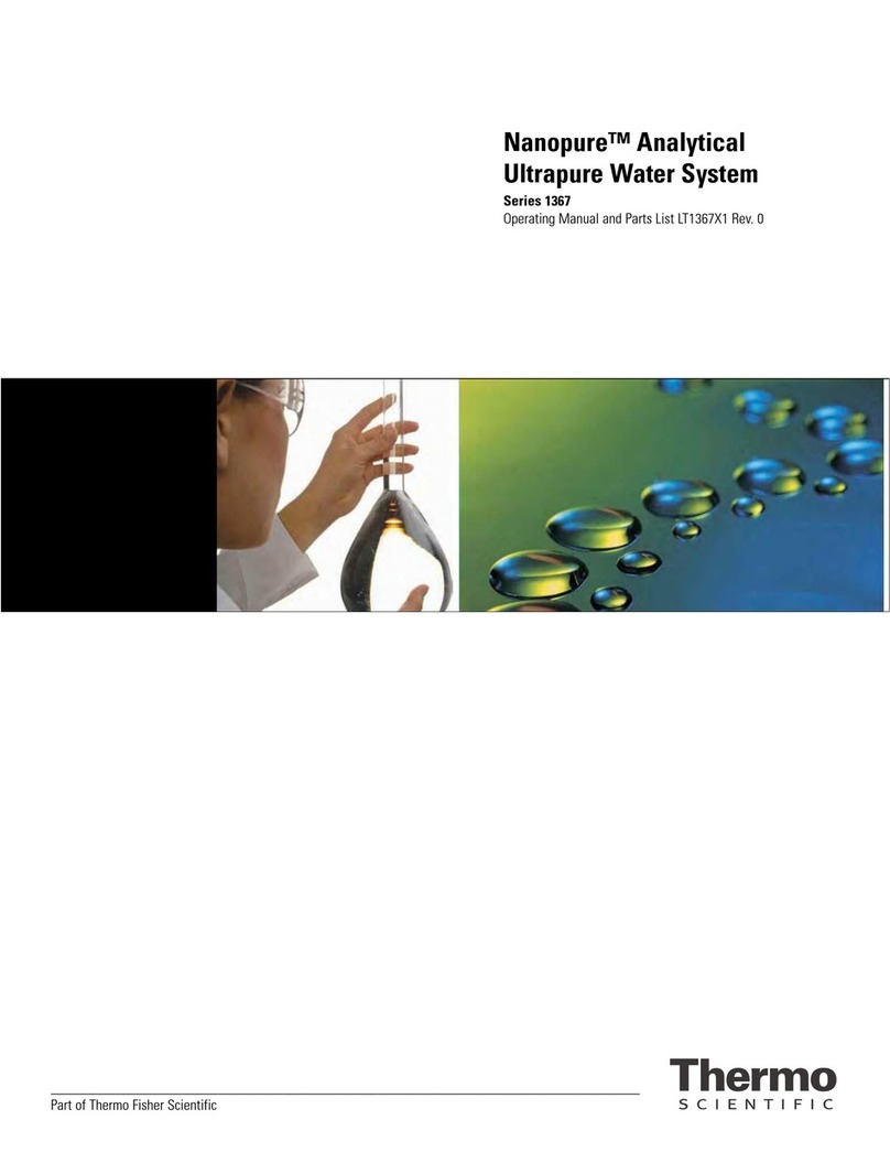 Thermo Scientific 1367 Operating manual and parts list