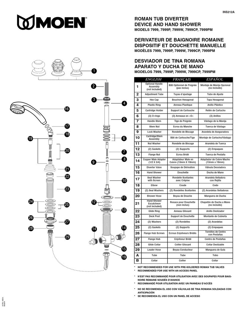 Moen 7999 User manual
