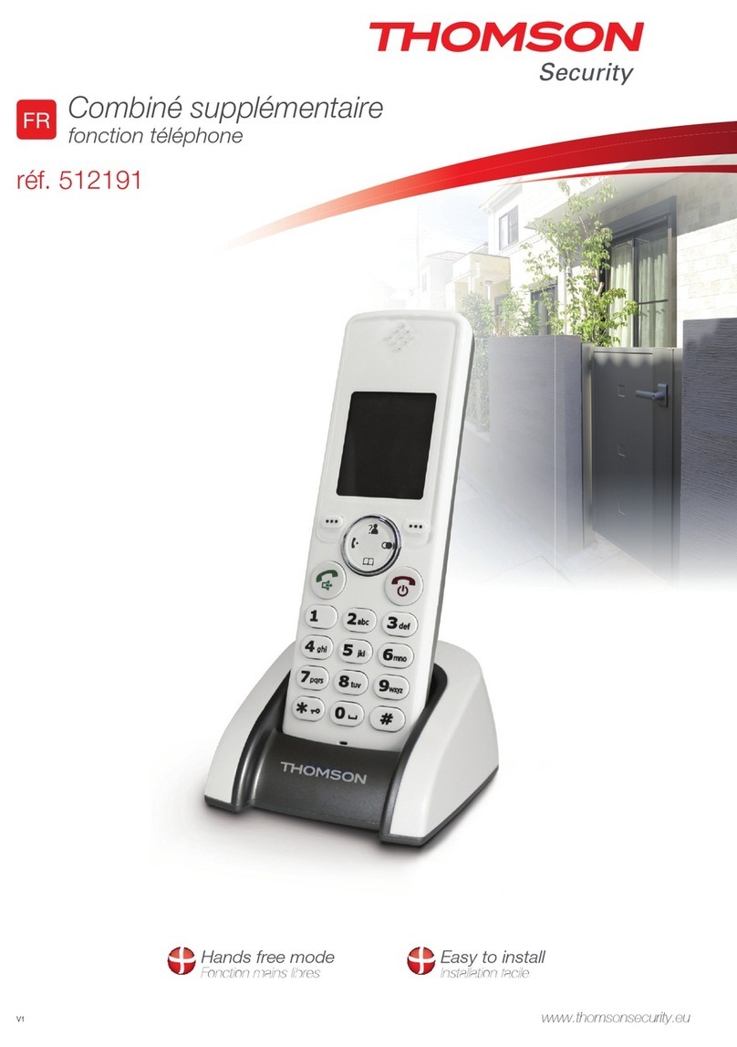 THOMSON 512191 User manual