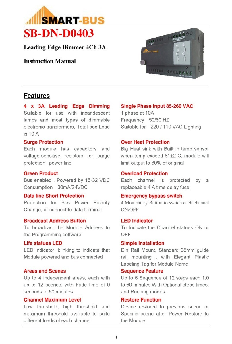 Smart-Bus SB-DN-D0403 instruction manual