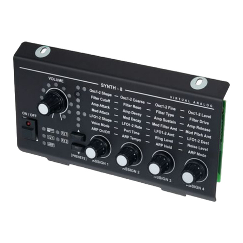 Viscount SYNTH-8 user manual