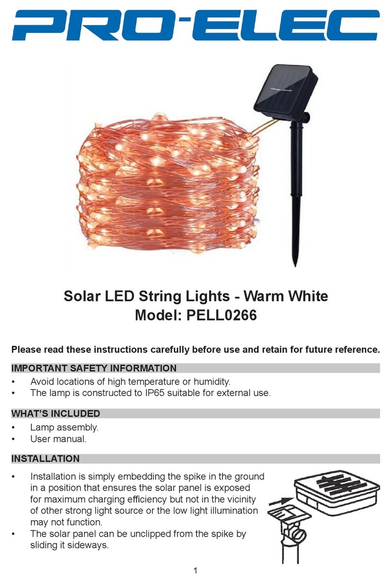 Pro-Elec PELL0266 User manual