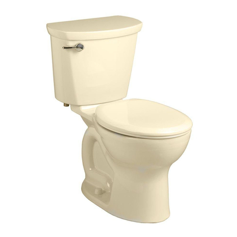 American Standard Cadet PRO Series INSTALLATION INSTRUCTIONS CARE AND MAINTENANCE