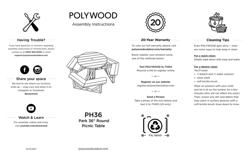 Polywood PH36 User manual