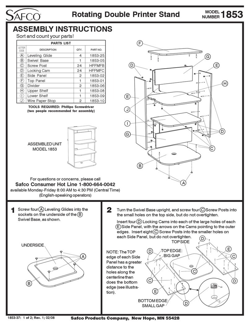 Safco 1853 User manual