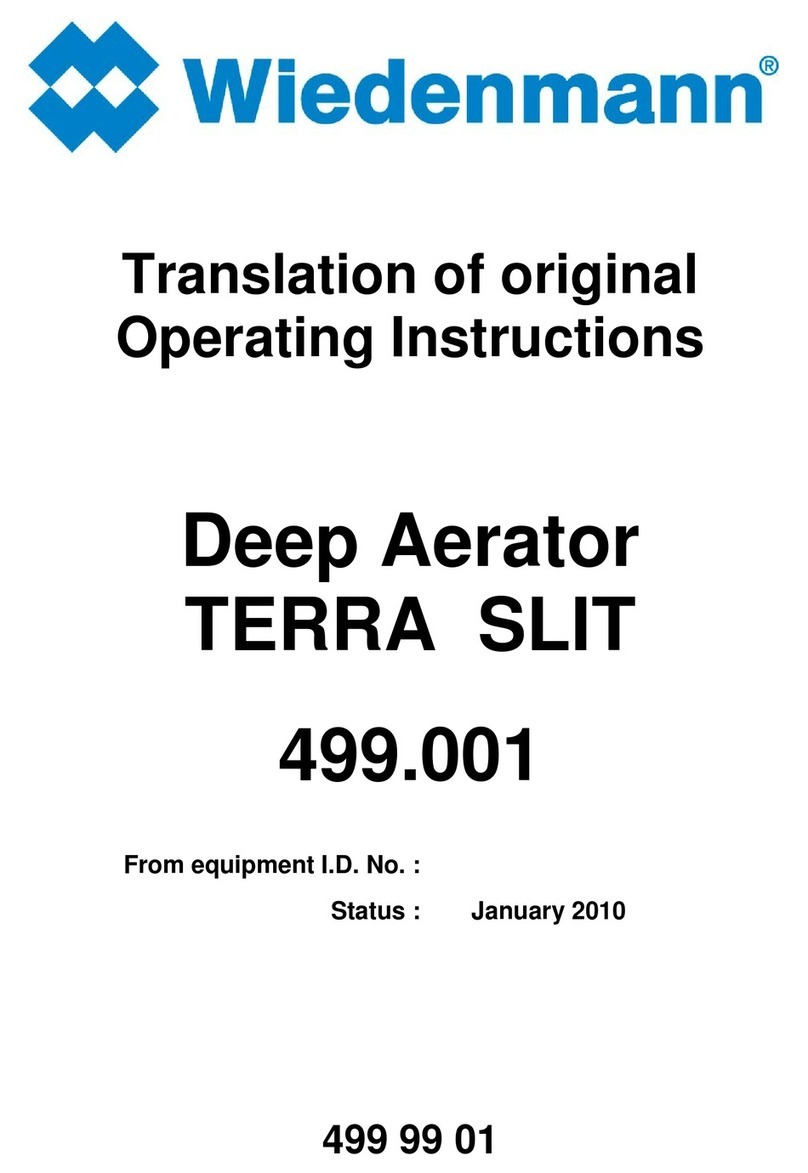 Wiedenmann TERRA SLIT operating instructions