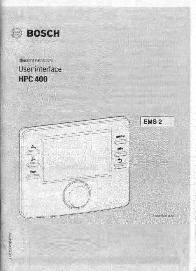 Bosch HPC 400 User manual Bosch HPC 400 User manual