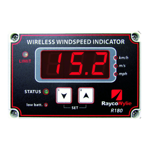RaycoWylie R180 Installation and operation manual RaycoWylie R180 Installation and operation manual