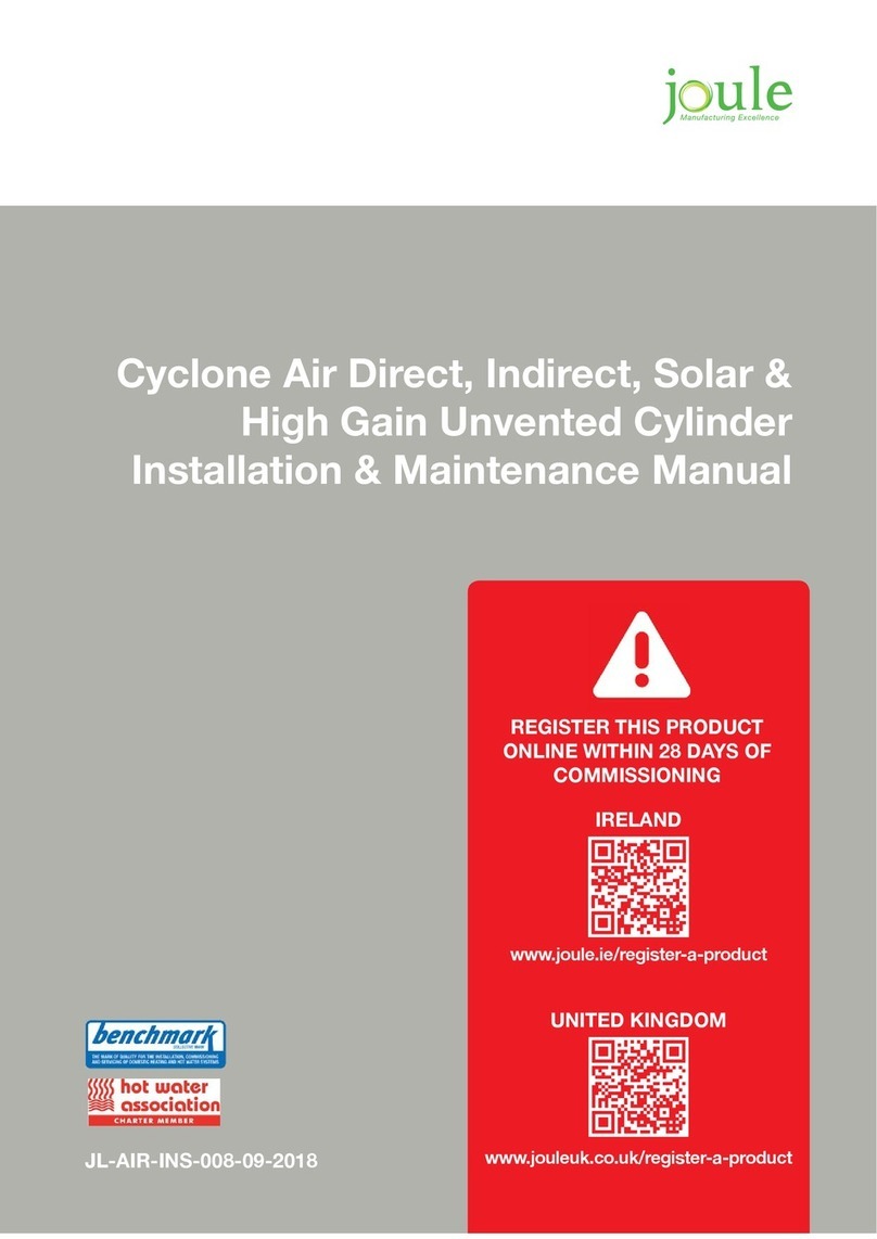 joule Cyclone Installation & maintenance manual