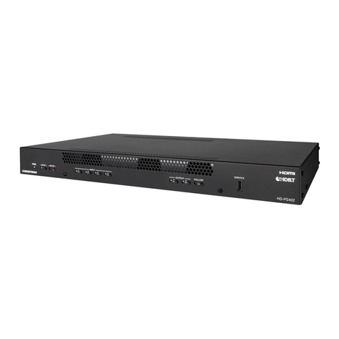 Crestron HD-PS402 quick start
