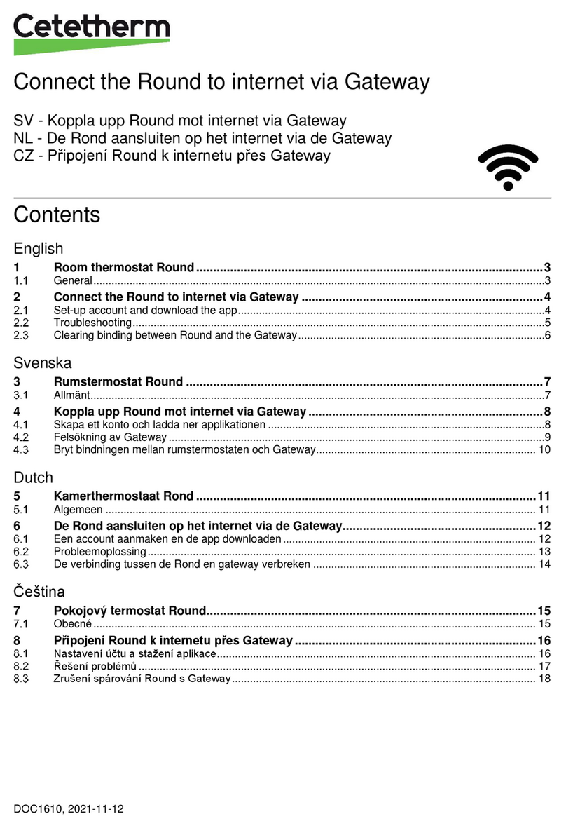 Cetetherm Round manual