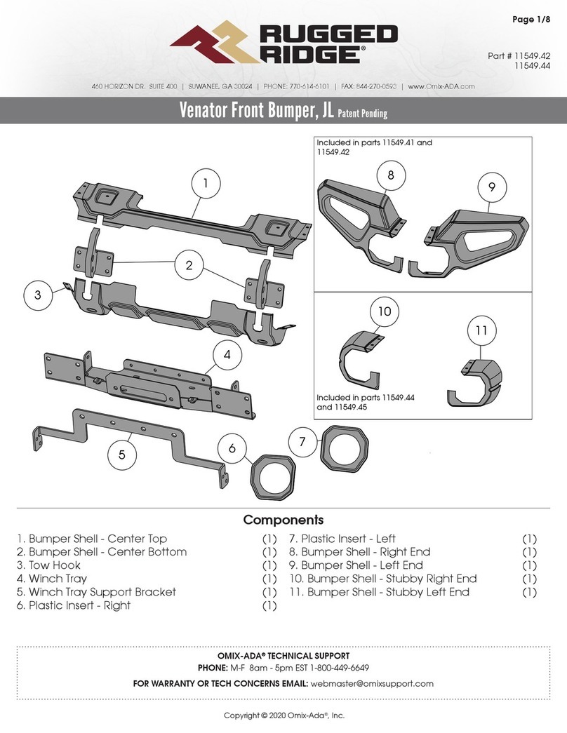 Rugged Ridge 11549.42 quick start guide