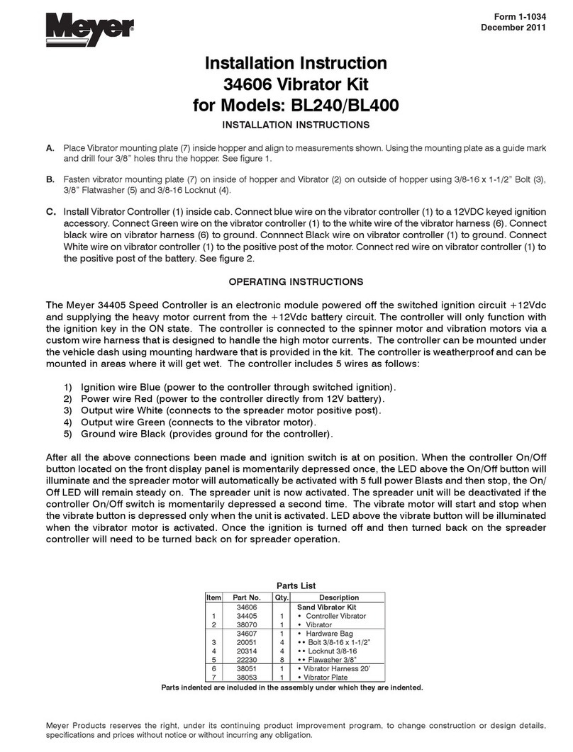 Meyer 34606 Installation instruction
