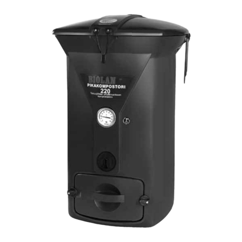 BIOLAN COMPOSTER 220 Instructions for installation, use and maintenance