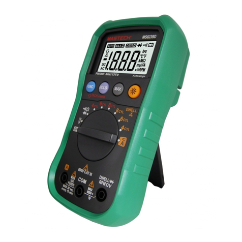 Mastech MS8239D User manual Mastech MS8239D User manual