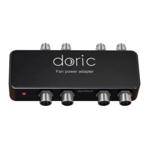 DORIC Fan Power Adapter user manual