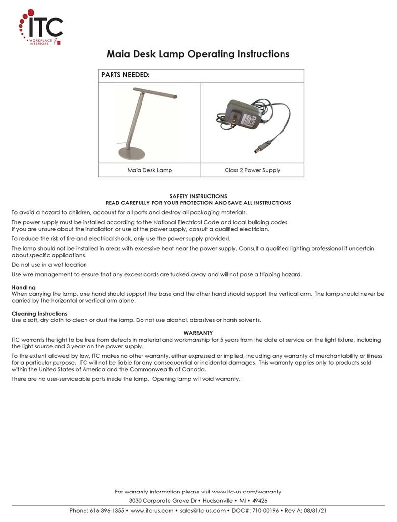 ITC Maia operating instructions