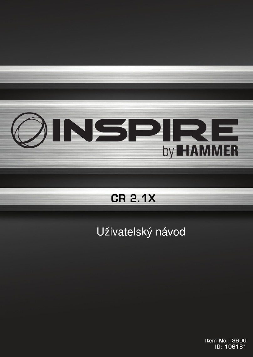 Hammer INSPIRE CR 2.1 X manual