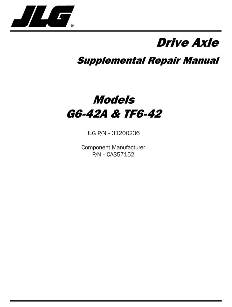 JLG G6-42A Operating instructions