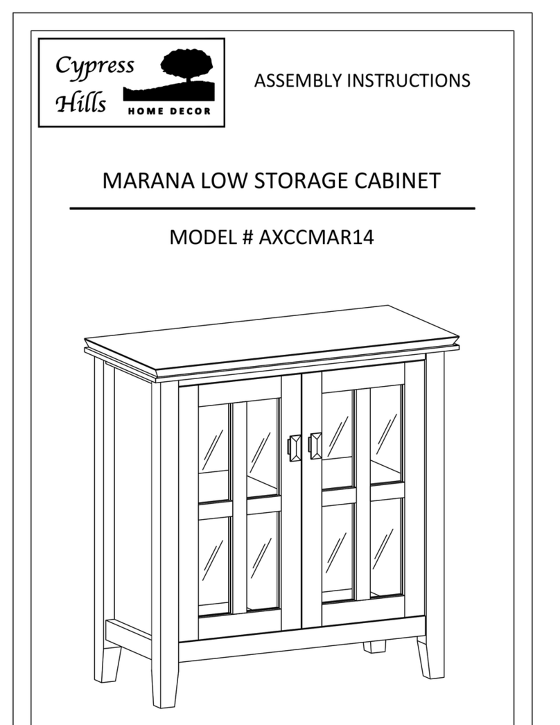 Cypress Hills MARANA AXCCMAR14 Assembly instructions