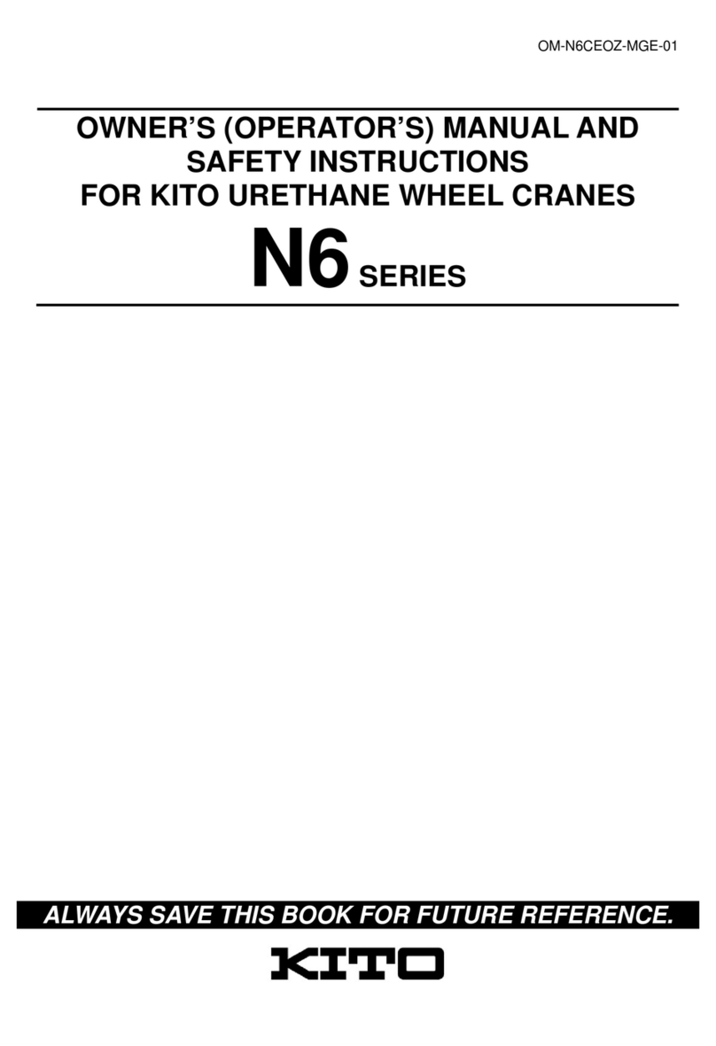 KITO N6 Series owner's manual