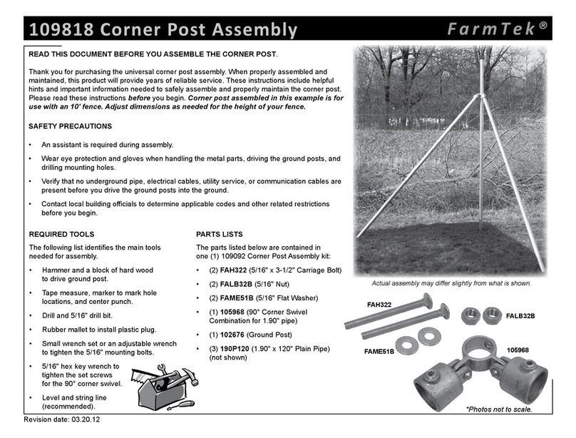FarmTek 109818 Assembly