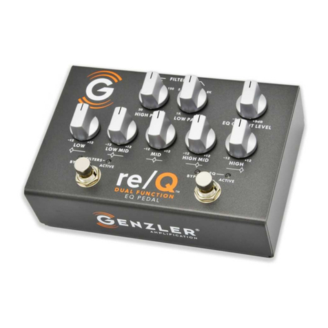 GENZLER re/Q User manual