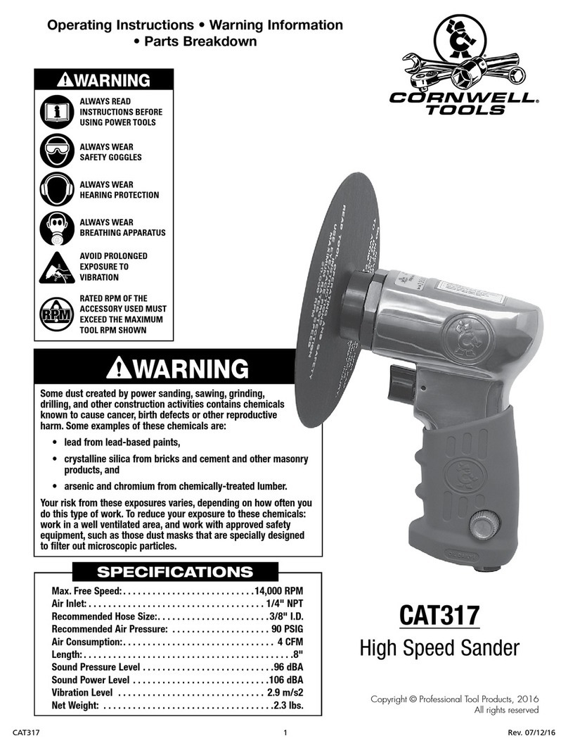 Cornwell Tools CAT317 operating instructions