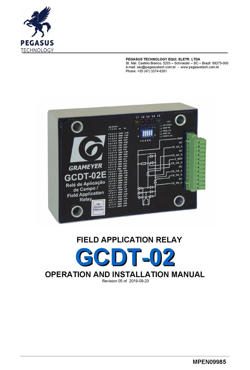 PEGASUS TECHNOLOGY GRAMEYER GCDT-02 Operation and installation manual PEGASUS TECHNOLOGY GRAMEYER GCDT-02 Operation and installation manual