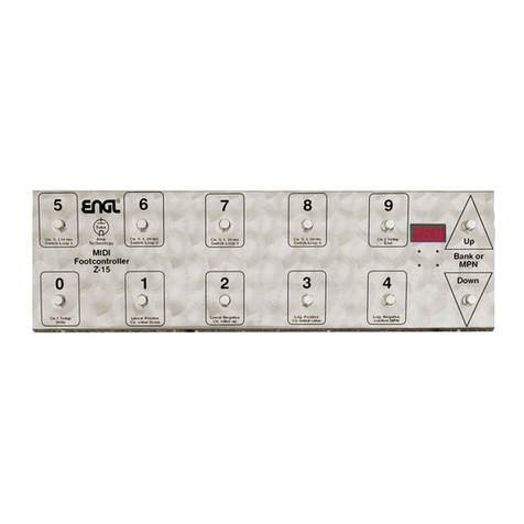 Engl Z15 Operator's manual