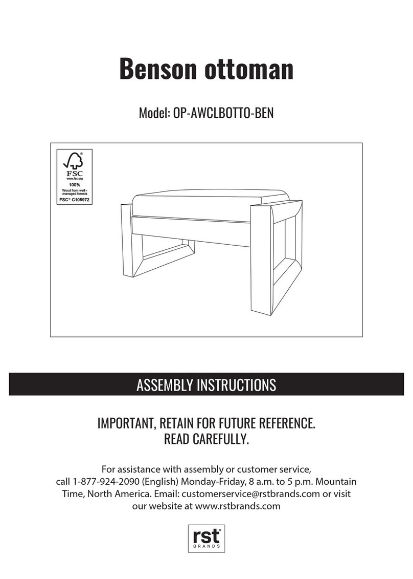 RST Benson OP-AWCLBOTTO-BEN Assembly instructions