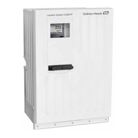 Endress+Hauser Liquiline System CA80TP Brief operating instructions