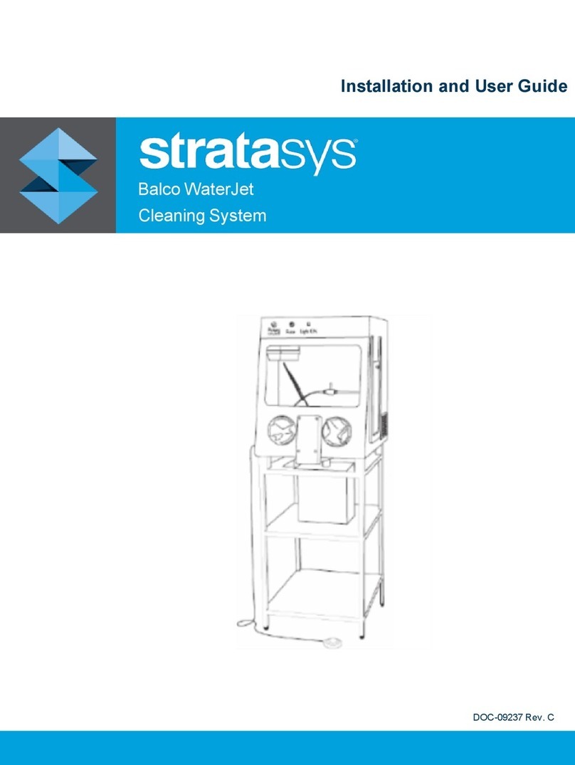 Stratasys Balco WaterJet Installation and user guide